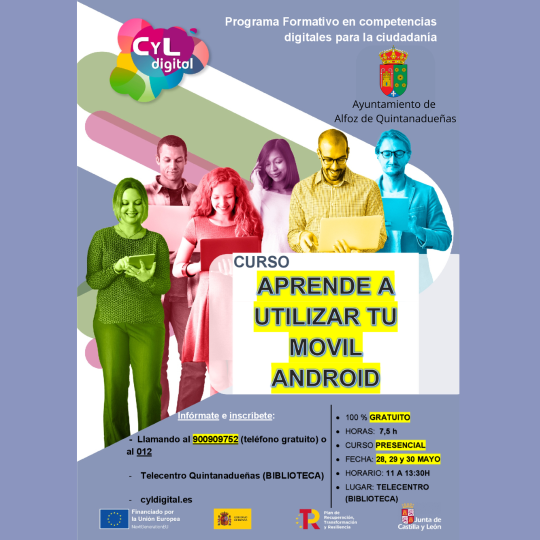 CURSO CYL DIGITAL «APRENDE A UTILIZAR TU MÓVIL ANDROID»