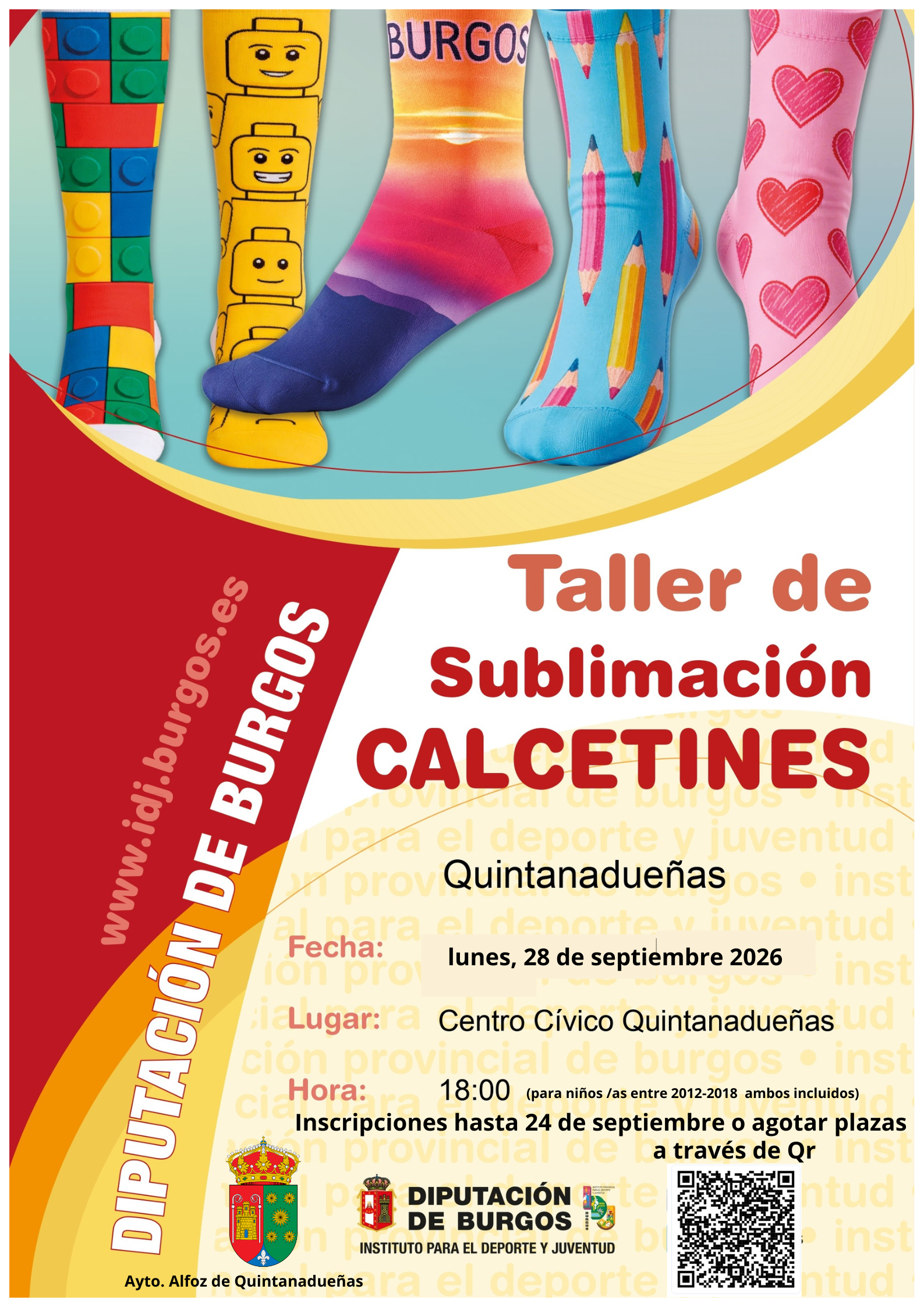 Taller Sublimación Calcetines 28 septiembre´26